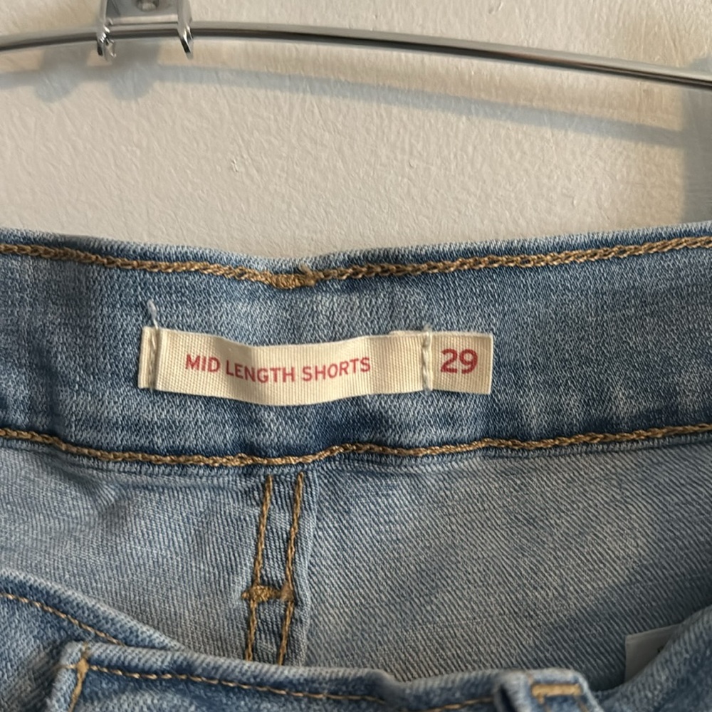 Levi High Rise Mid Length Shorts - Picture 2 of 3